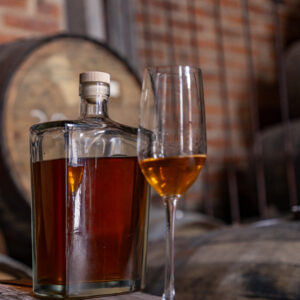 Pink Corn Whiskey in Tequila Barrels